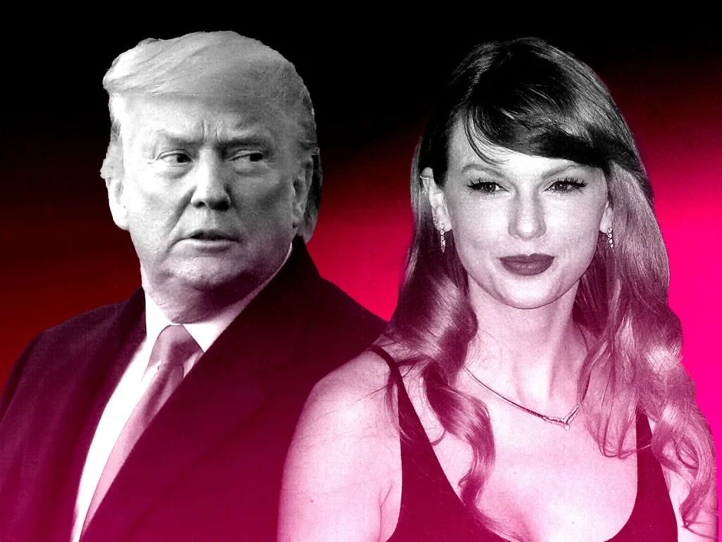 Some Swifties are furious because Trump posted dubious images claiming to show “Swifties for Trump.”