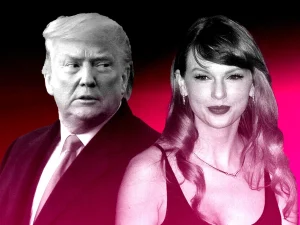 Some Swifties are furious because Trump posted dubious images claiming to show “Swifties for Trump.”